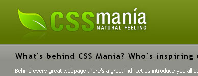 CSS Mania - Natural Feeling