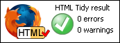 Auf einem Blick: W3C Validator für Firefox