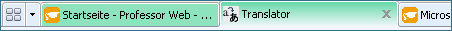 Farbliche Tabs