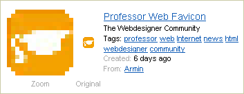 Professor Web Favicon bei favicon.cc