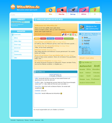 Screenshot WitzeWitze.de